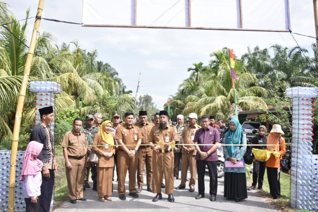 Launching Kampung Germas Desa Berancah, Bengkalis (foto/zulkarnain)